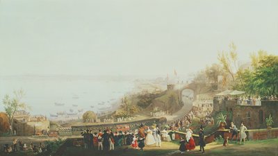 The Opening of the Naples-Portici Railway in 1839 by Salvatore Fergola